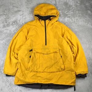 VTG Y2K Structure Sport retro half zip anorak oversized reversible jacket mns XL